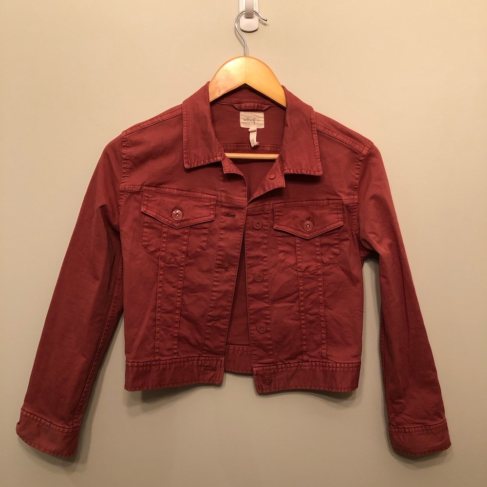 Aritzia Brand Wilfred Free Cropped Jacket